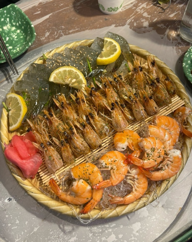 [해운대술집] 해운대 장산맛집 조개구이 생새우 해산물맛집 삼바리
