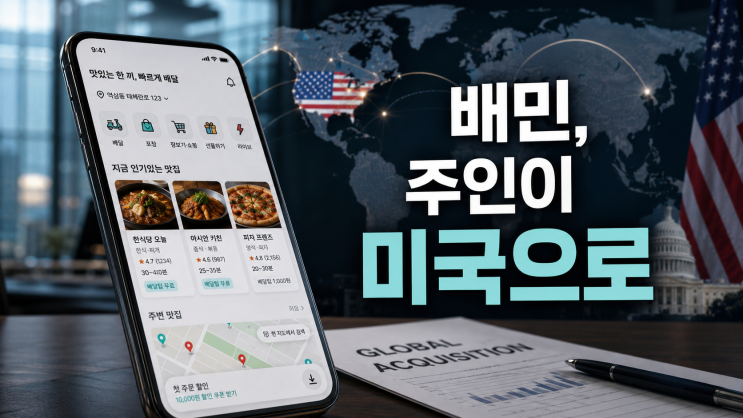 <b>우버 배민 인수</b>, 한국 1위 배달플랫폼 배달의민족 사장님이... 