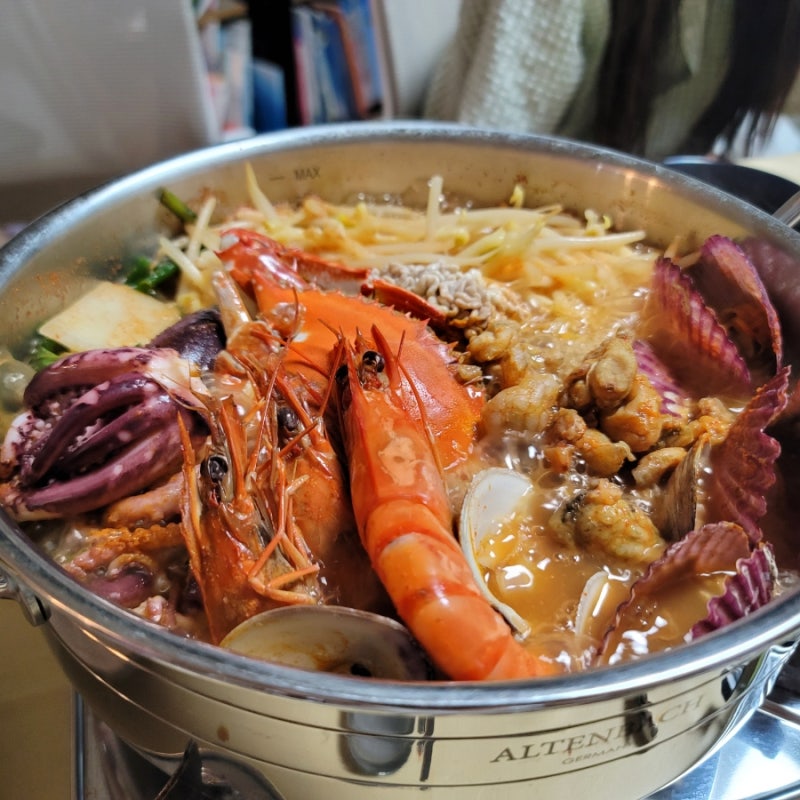 대구수성구 금수강산 해물탕 볶음밥 조리법 캠핑밀키트 맛집 추천