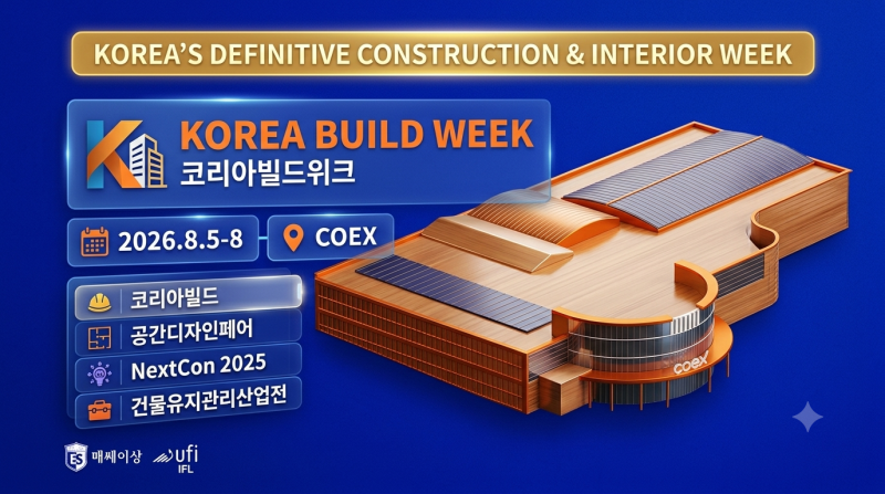 2026 코리아빌드위크 코엑스 건축·인테리어 박람회 사전등록하고 기다리는 중