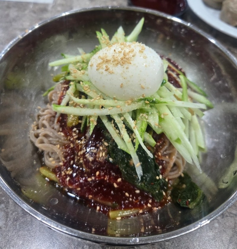[천안/쌍용동 맛집] 흥부네소바막국수 더위 싹 날려버릴 시원함과 쫀득한 메밀만두 조합 메....