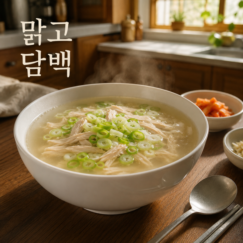 닭곰탕 레시피, 남은 닭으로 국물 맑고 담백하게 끓이는 법