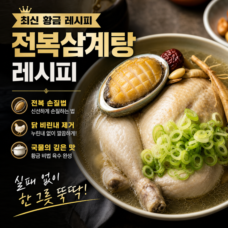 전복삼계탕 레시피