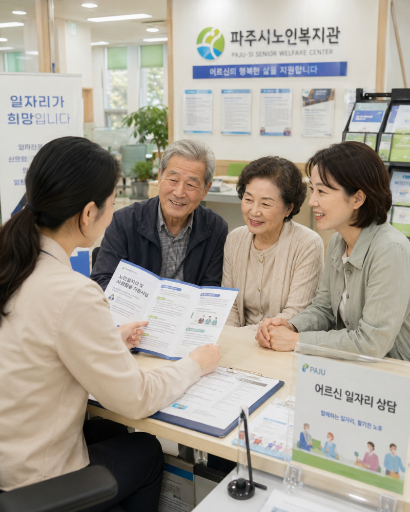 파주시 노인 일자리 센터 어디서 확인하고 접수할지, 놓치면 다시 찾아보게 되는 내용