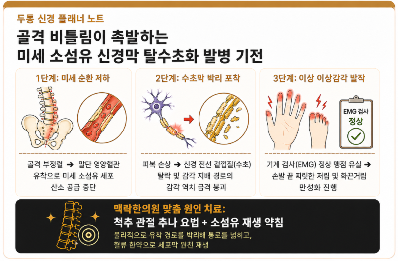 말초신경병증 병원 선택 시 검사 정상이어도 의심해야 할 3가지 원인