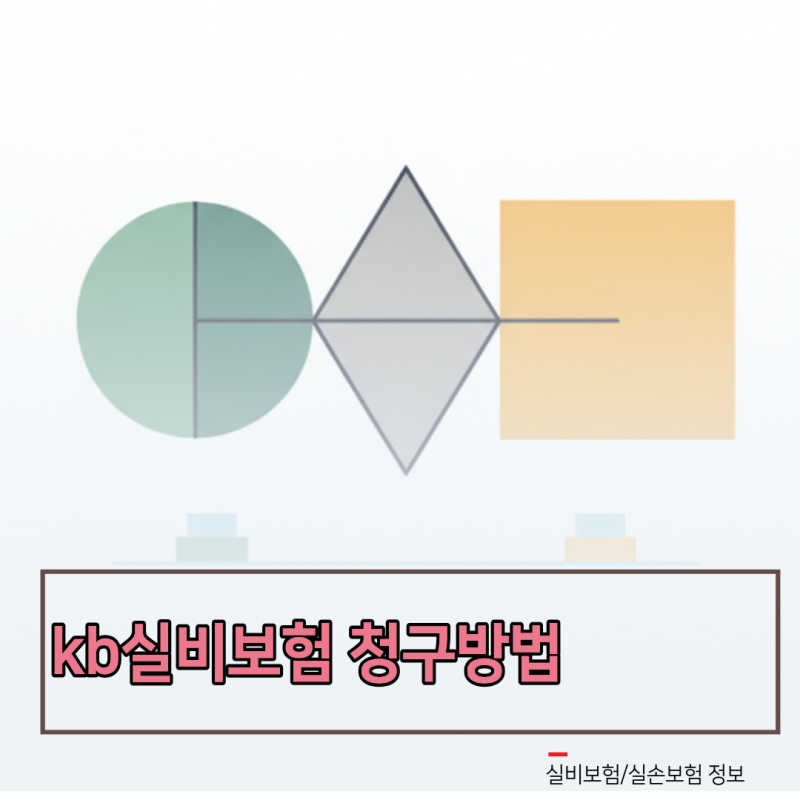 kb실비보험 청구방법 모바일 앱 터치 몇 번으로 하루 만에 받는 절차
