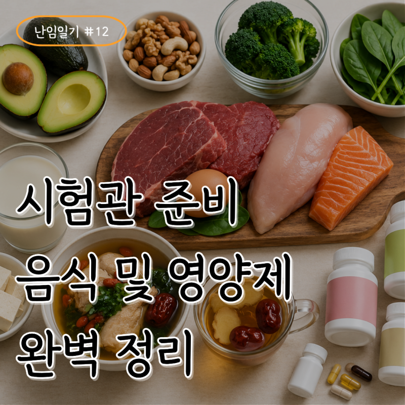 난임일기 #12. 시험관 준비 음식·영양제 완벽 정리, 성공률 높이는 필수 리스트 (임신 준비 핵....