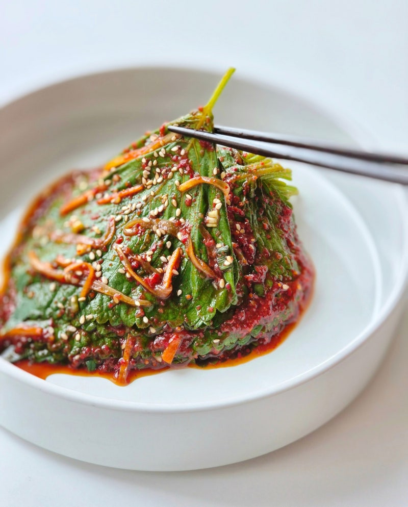 깻잎김치 레시피 | 맛있는 양념장 만들기