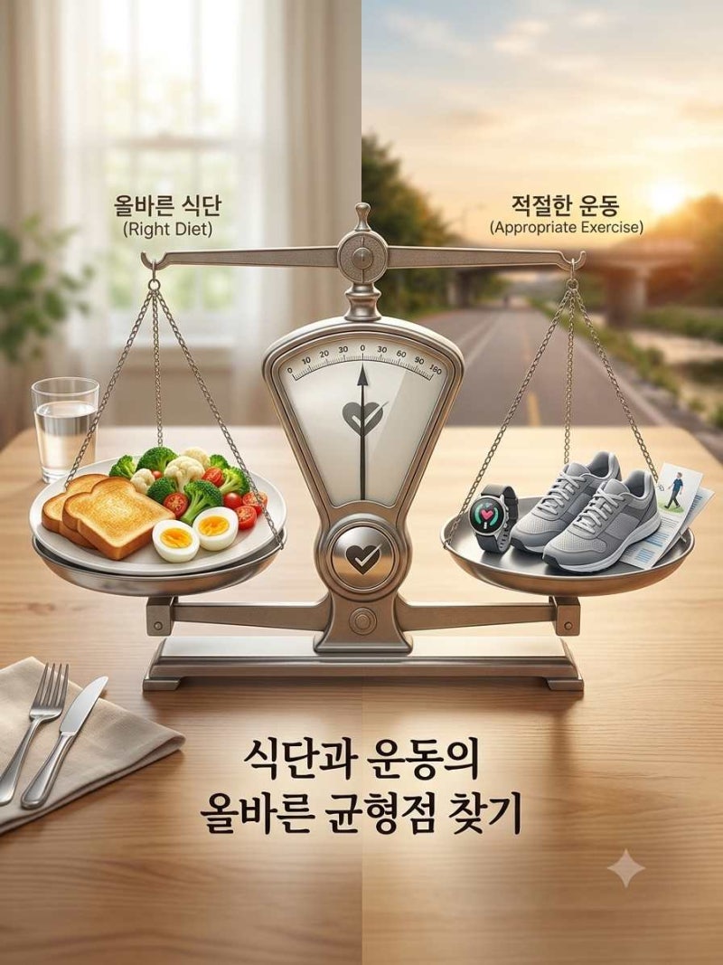 신장·당뇨 관리의 핵심 비결 : 식단과 운동의 올바른 균형점 찾기