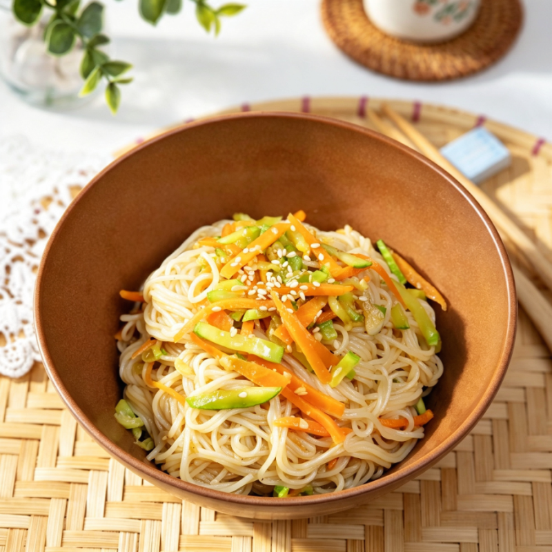 아이도 어른도 반하는 애호박 간장비빔국수 레시피 간장국수 양념장