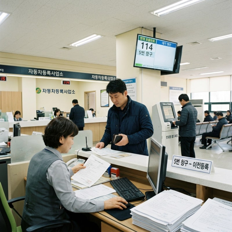 중고차 직거래 자동차 명의이전 셀프로 하는 법, 필요서류와 절차 5분 정리