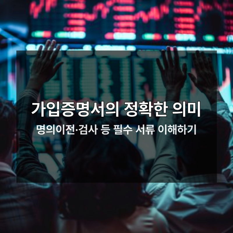 자동차보험 가입증명서 서둘러 안 챙기면 큰 손해