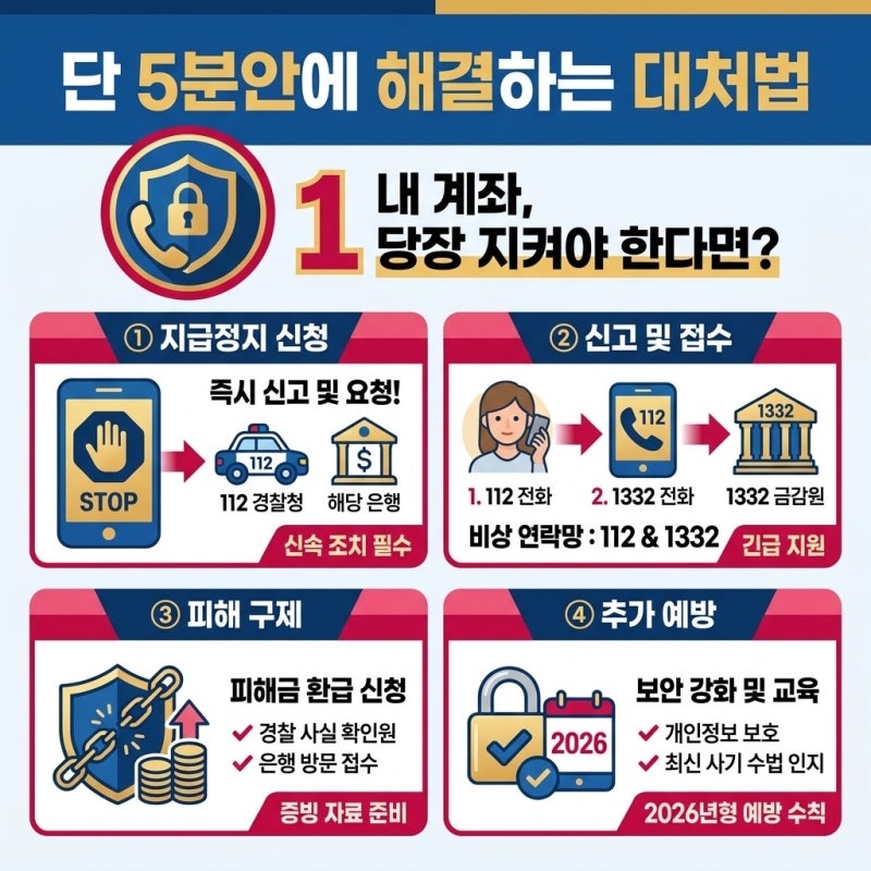 금융사기 지급정지 신청 보이스피싱을 당했을 때 가장 먼저 해야 할 절차, 1초가 급한 골든타....