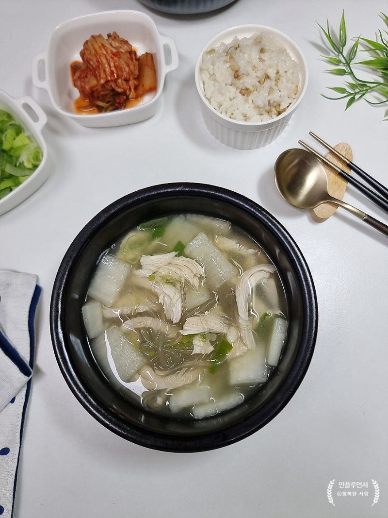 닭곰탕 레시피, 닭가슴살로 끓이는 간단한 여름 보양식 만드는법