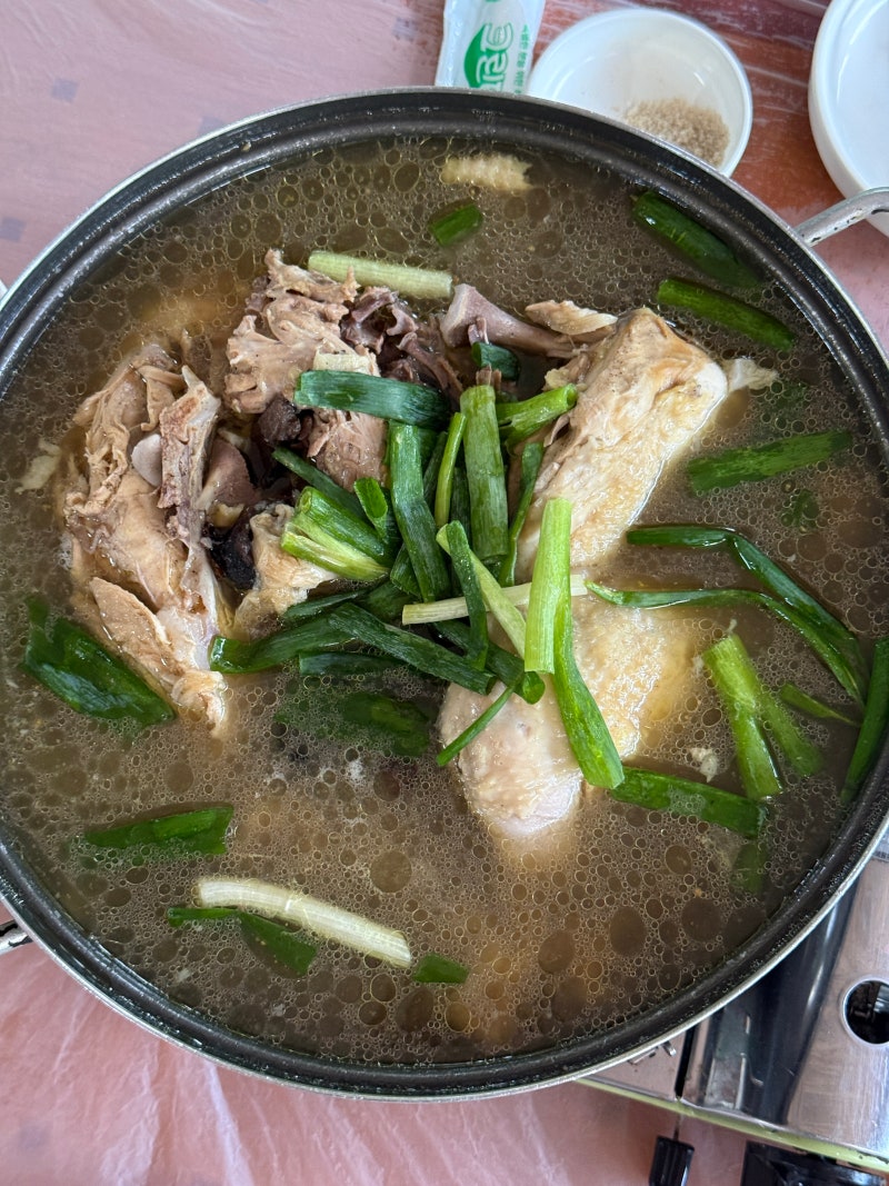( 천안 광덕 ) 천안 광덕맛집 광덕산장 옻닭백숙 초복 몸보신 계곡 평상 후기