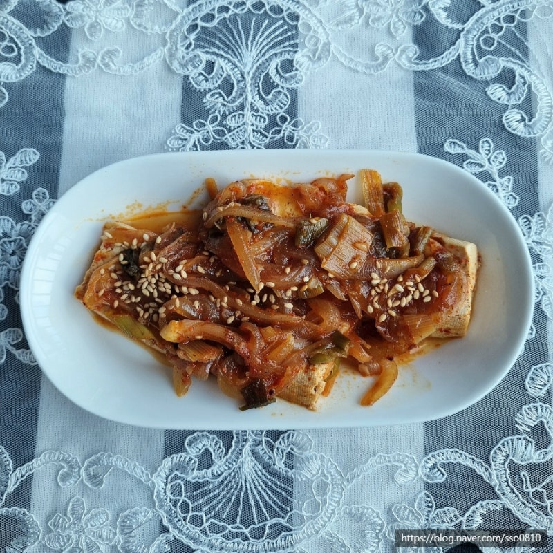 류수영 두부조림 레시피, 밥도둑 반찬 만들기