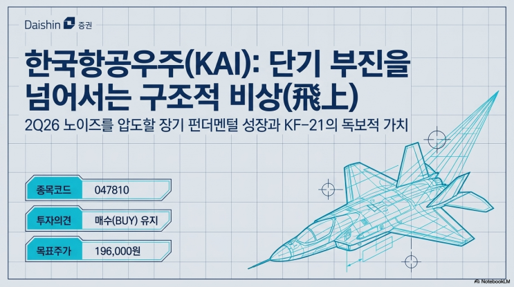 <b>KAI</b> 주가 전망, 어닝 쇼크에도... 이유 (<b>KF-21</b>·방산 수출 핵심... 