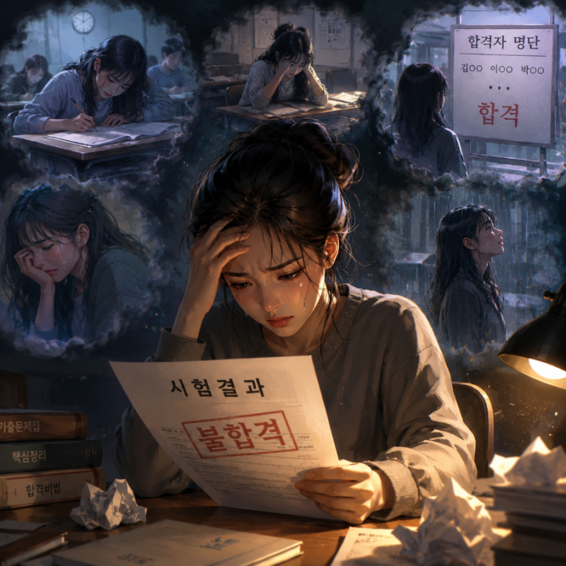 시험 떨어지는 꿈 해몽, 불안만 뜻하는 게 아닙니다 (상황별 7가지)
