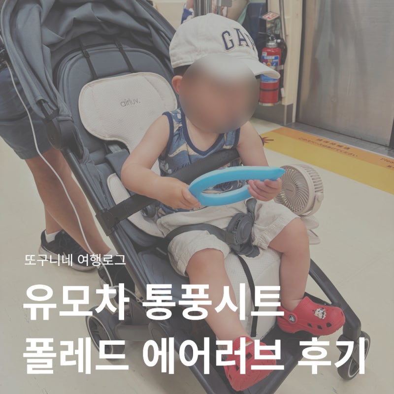 유모차 통풍시트 폴레드 에어러브4 롤리팝 후기 보조배터리 추천