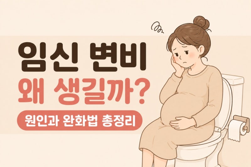 임신 변비 왜 생길까? 원인과 완화법 총정리