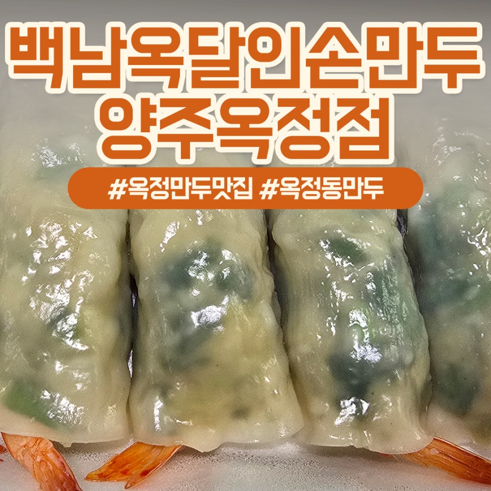 백남옥달인손만두 양주옥정점 사진 1