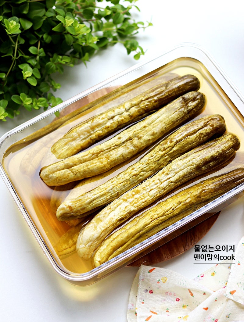 물없이 오이지 담그기 오이지 만들기 10개