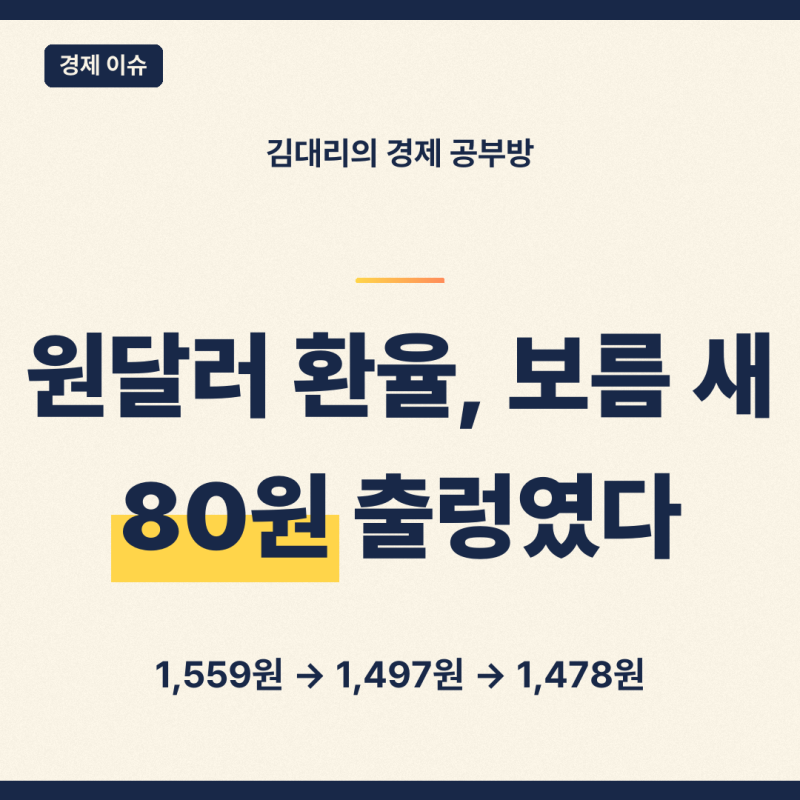 원달러 환율 1500원대, 보름 새 80원 출렁인 이유