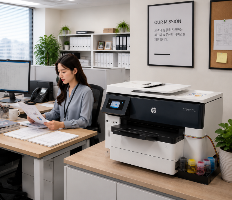 HP Smart 앱으로 HP 7740 복합기 무선 스캔하는 법