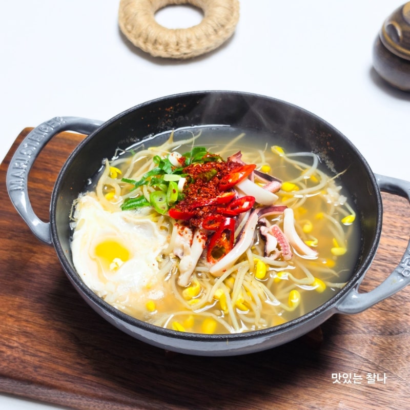 전주 콩나물국밥 레시피 짧게 끓여도 시원한 육수 콩나물 해장국