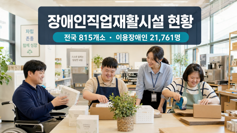 장애인직업재활시설이란? 주요 서비스와 문제점, 권리보장 중심의 발전방안