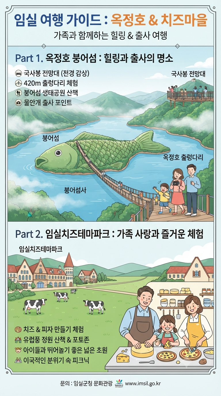 임실 옥정호와 치즈마을 여행 안내
