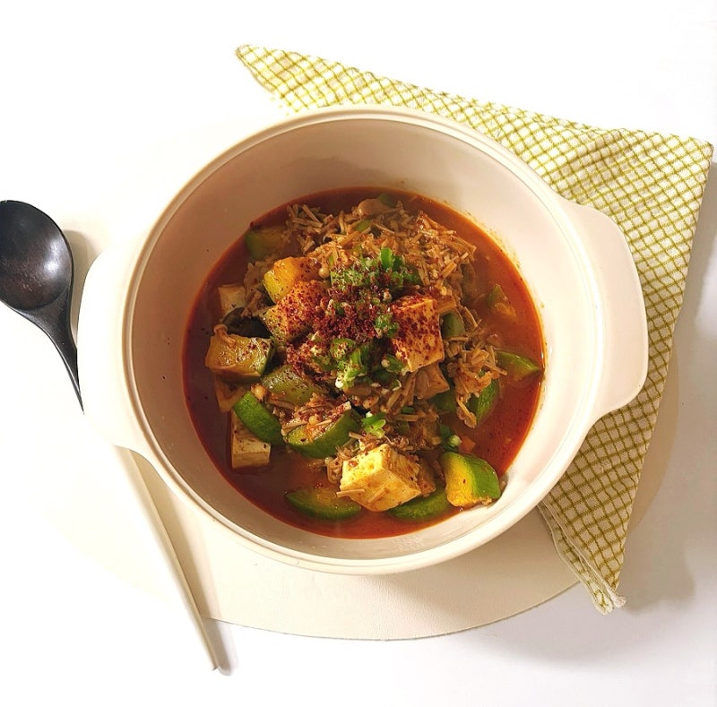 부드러운 ‘애호박 찌개 레시피’ 된장 짜글이 만드는법