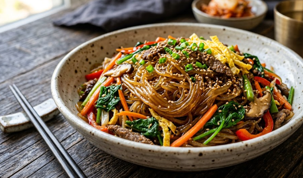 재료 따로 볶지 마세요! 15분 컷 초간단 원팬 잡채 맛있게 만드는 방법 (식당 감칠맛 100%)