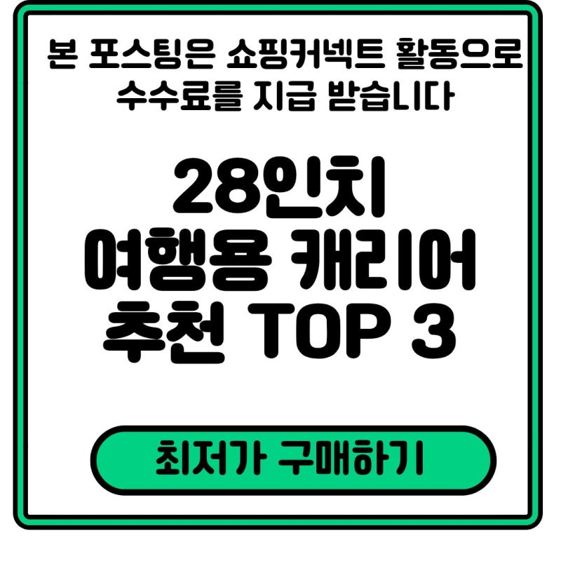 28인치 여행용 캐리어 추천 TOP 3 + 샘소나이트, 브라이튼, 로우로우 비교