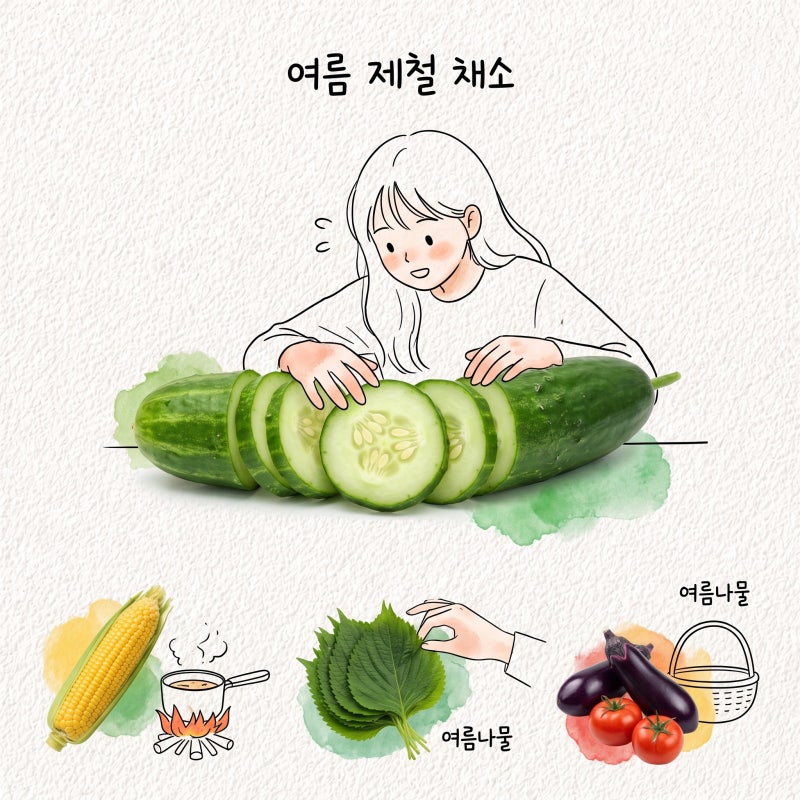 여름제철 채소 종류 여름나물