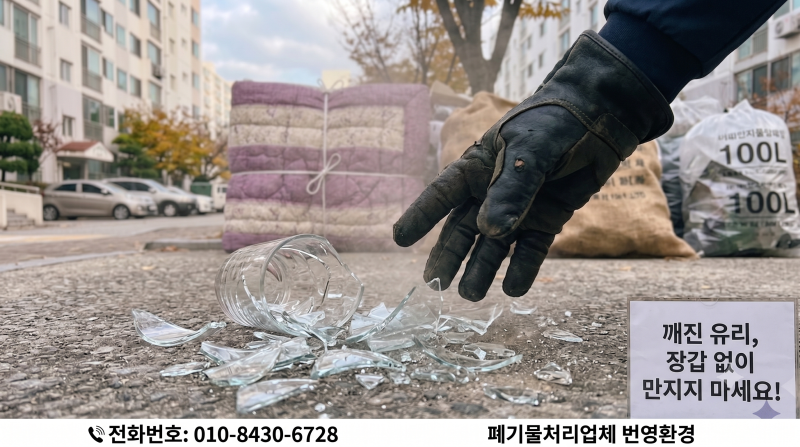 깨진 유리 버리는 법 신문지와 마대자루 활용 안전한 배출 팁 완벽 정리!