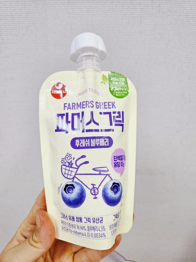 (코스트코 신상 )달지 않고 꾸덕꾸덕한 요거트 서울우유 파머스그릭 후레쉬 블루베리