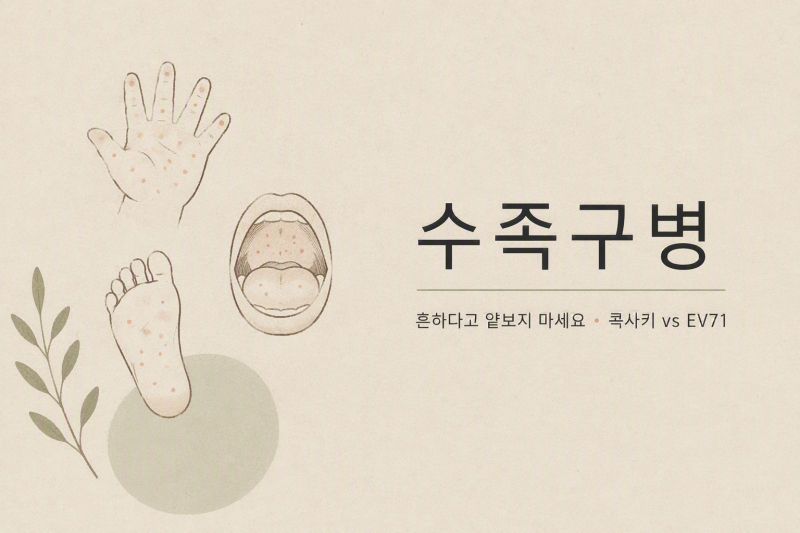 수족구병, 흔하다고 얕보지 마세요 ,바이러스별 증상·치료·예방 총정리 (2026 최신 기준)