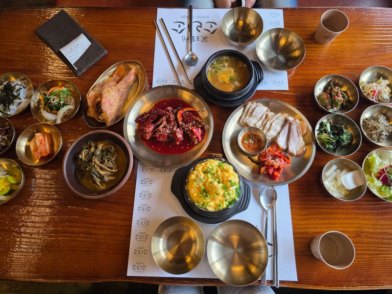 남양주 소리소시골밥상 한정식맛집 솥밥정식 복합공간