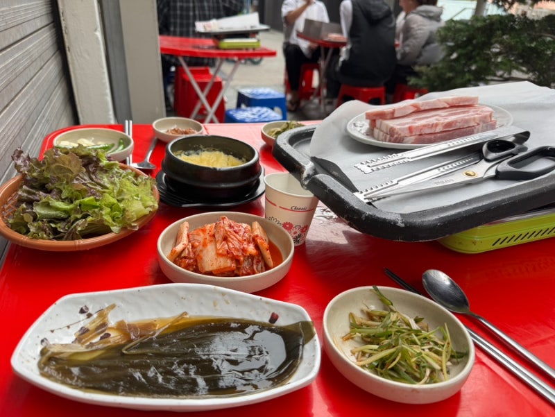 요즘 날씨에 하기 딱 좋은 을지로 야장 | 삼미정 삼겹살 찾아가는 법부터 예약 분위기 내돈내....