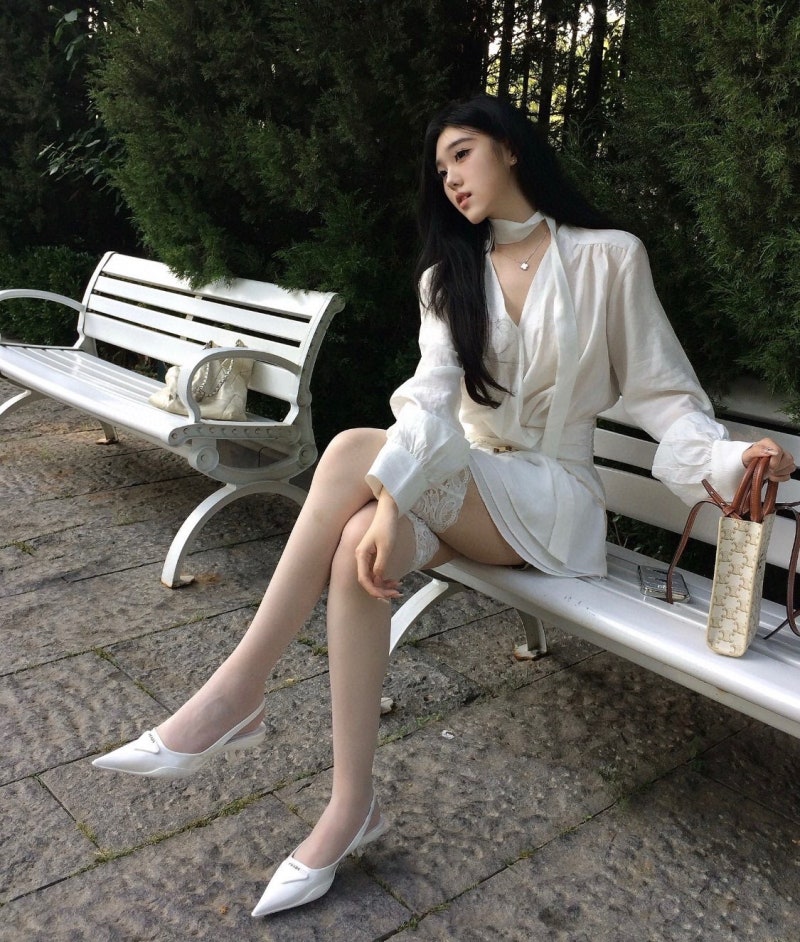 프라다 신상 구두 펌프스 슬링백 메쉬 페이던트 레더 구매 후기