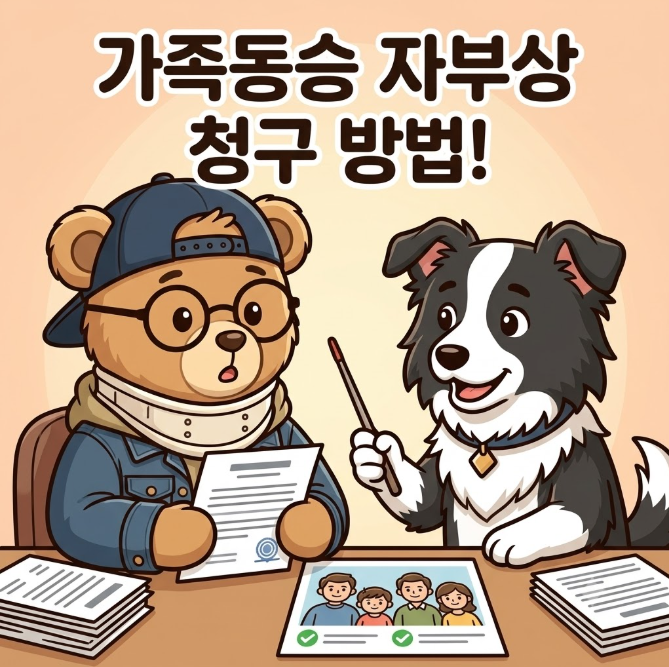 "가족끼리 차 타고 가다 쿵 했다면?" 가족동승 자부상 14등급 청구 서류 및 지급액 꿀팁 총정....