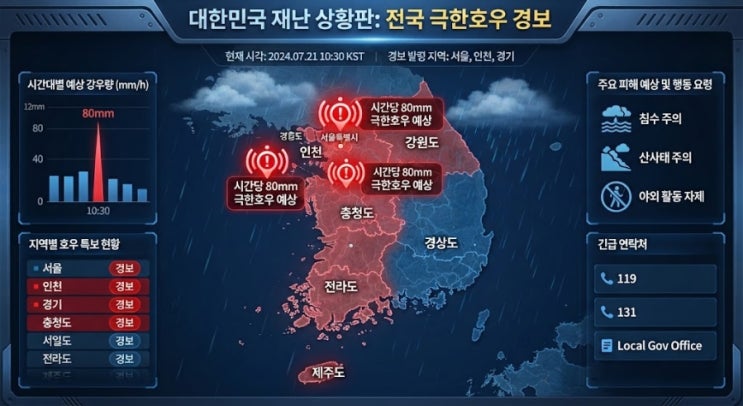 [WCOF 26.7.17 News] <b>제헌절</b> 연휴 기간 집중호우 및 극한호우... 