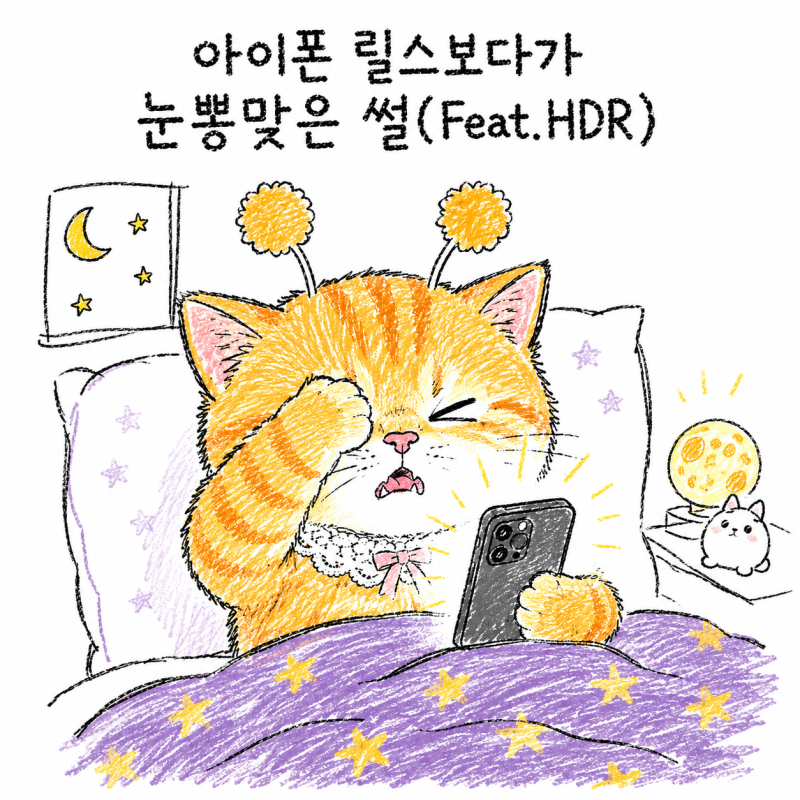 아이폰 릴스, 숏츠 볼 때 화면 갑자기 밝아지는 이유, 릴스 밝기차이(feat. 눈뽕)