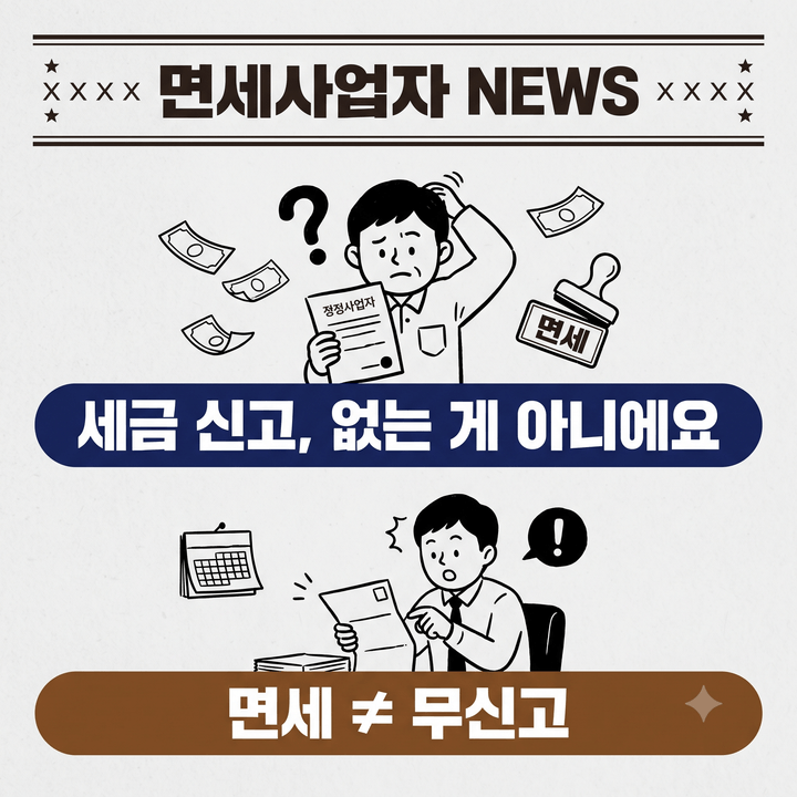 면세사업자 세금 신고 방법, 부가세 면제되는 업종 종류와 2026년 달라진 기준까지 한눈에
