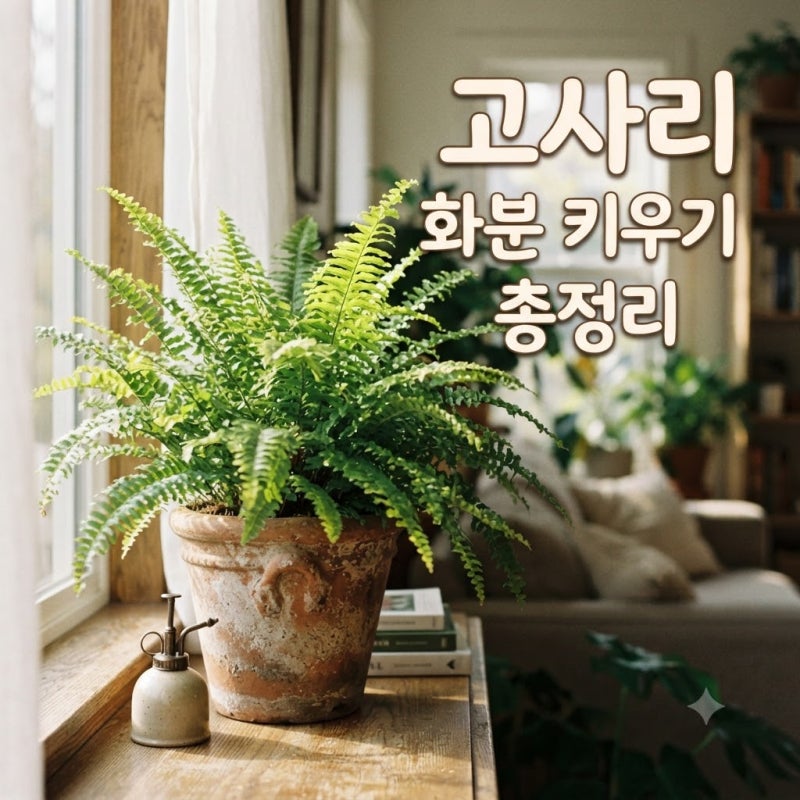 고사리 화분 물주기와 분갈이 실패 없는 핵심 기준 정리
