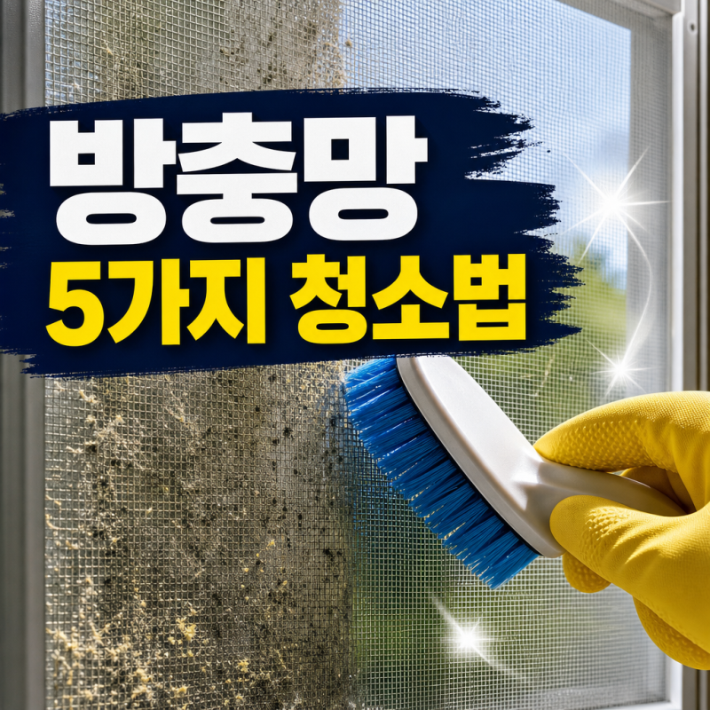 방충망 청소 노하우ㅣ전문가 추천 5가지 방법·도구·주의사항·교체 시기 총정리