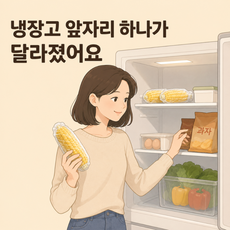 삶은 옥수수 냉장 보관, 혈당보다 먼저 바뀐 건 '이것'