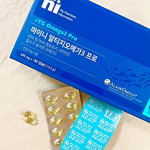 마이니 알티지 오메가3 프로 혈행부터 눈건강까지 한번에 내돈내산 후기