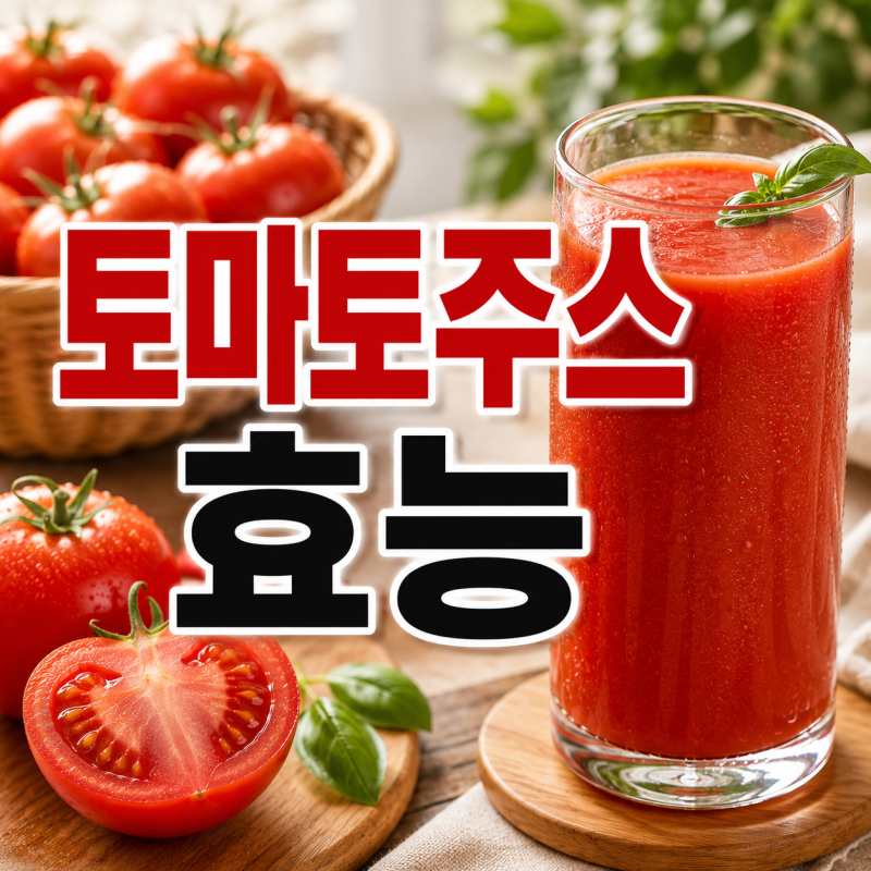 토마토주스 효능과 부작용, 아침 섭취 vs 해장에 좋을까?